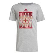  Indiana Adidas Youth Hoosier Baseball Tee