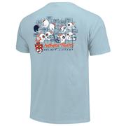  Auburn Football Helmet History Comfort Colors Tee