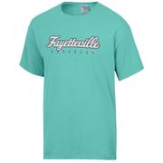  Fayetteville Women's Straight Script Comfort Wash Tee