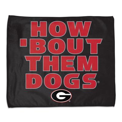 Georgia How 'Bout Them Dogs Rally Towel