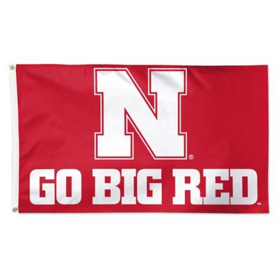 Nebraska 3' X 5' Go Big Red House Flag