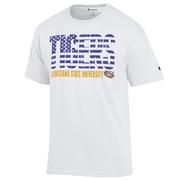  Lsu Champion Stars & Stripes Americana Tee