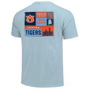  Auburn School Squares Comfort Colors Tee