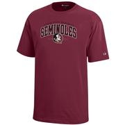  Florida State Champion Youth Seminoles Arch Logo Tee