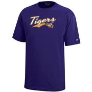  Lsu Champion Youth Script Mascot Tee