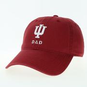  Indiana Legacy Logo Over Dad Adjustable Hat