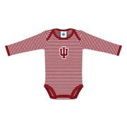  Indiana Infant Striped Long Sleeve Bodysuit