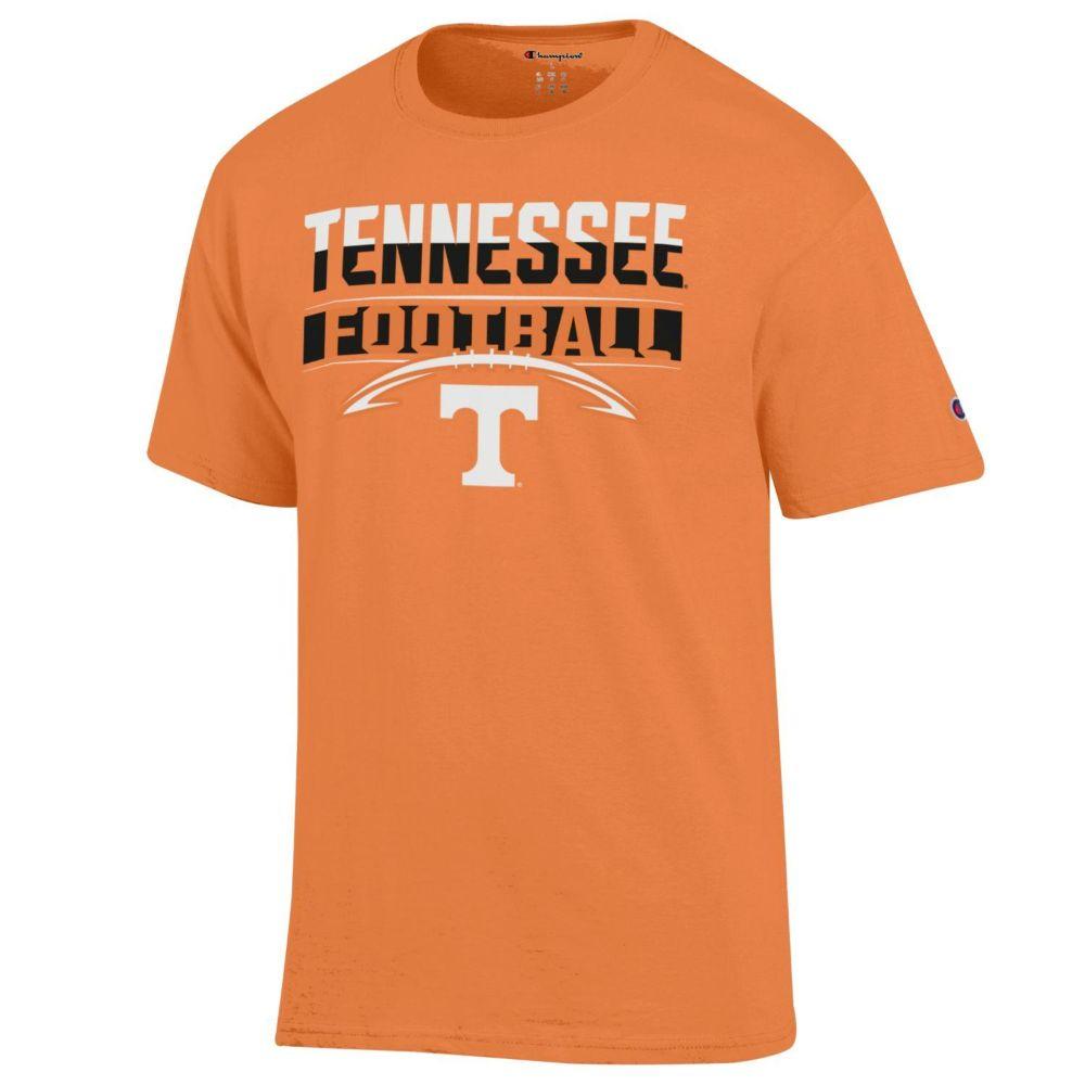 Vols | Tennessee Champion Split Color Over Football Tee | Alumni Hall