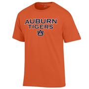  Auburn Champion Straight Stack Tee