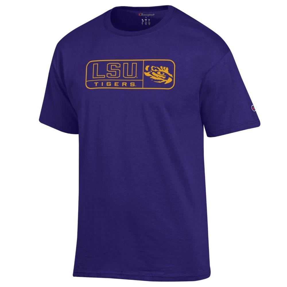 LSU | LSU Champion Wordmark Logo in Pill Tee | Alumni Hall