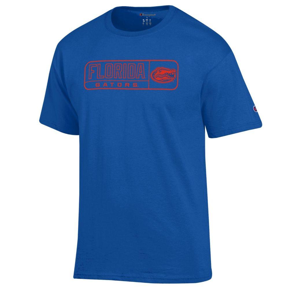 Gators | Florida Champion Wordmark Logo in Pill Tee | Alumni Hall