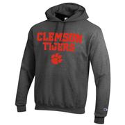  Clemson Champion Straight Stack Hoodie