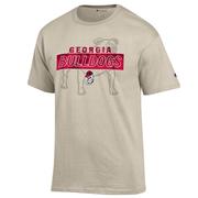  Georgia Champion Wordmark Over Tonal Logo Tee