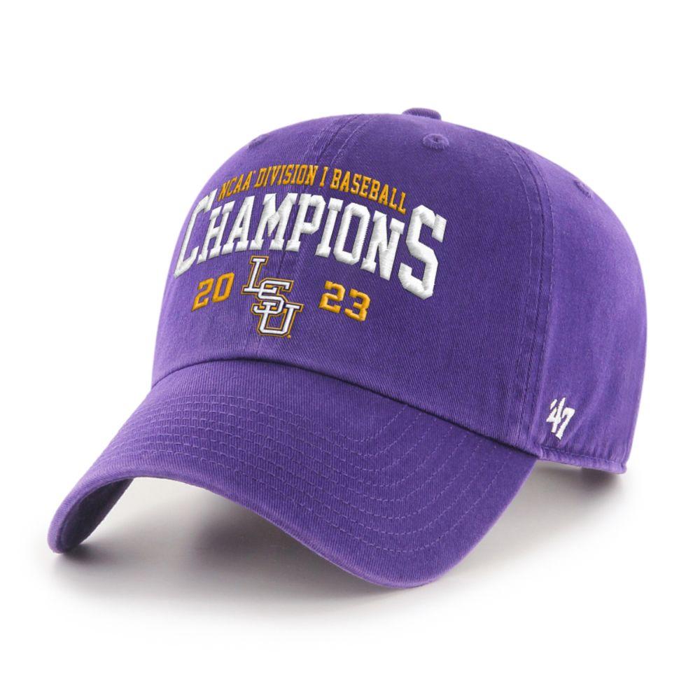 LSU Tigers ProSphere Baseball National Champions Adult Full-Button