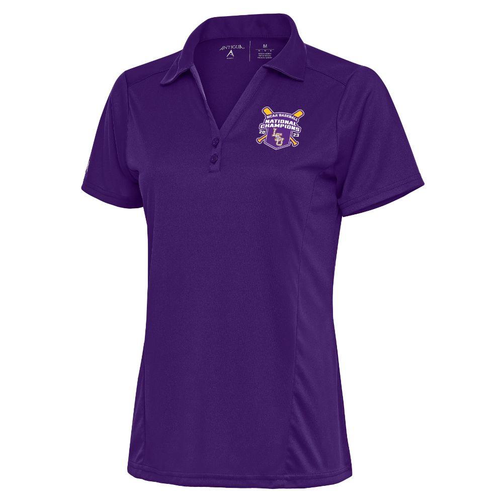 LSU Antigua Women's 2023 Men's College World Series Champs Polo