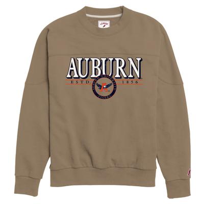 Touch by Alyssa Milano Women's Auburn Tigers Blue Star Player Crew Neck Sweatshirt, XL