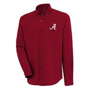  Alabama Antigua Flight Long Sleeve Woven Shirt