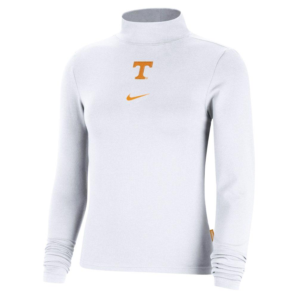 Vols Tennessee Nike Women s Essential Mock Neck Top Alumni Hall