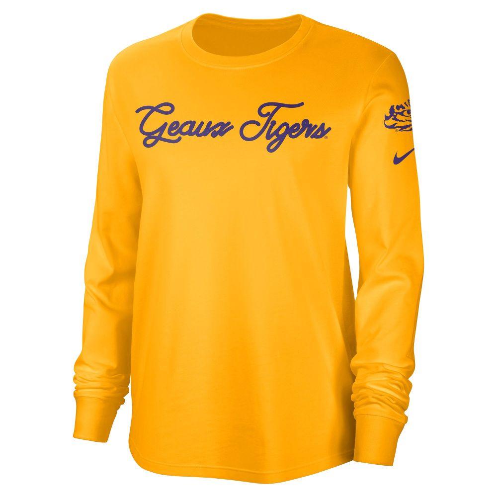 LSU | LSU Nike Women's College Letterman Crew | Alumni Hall