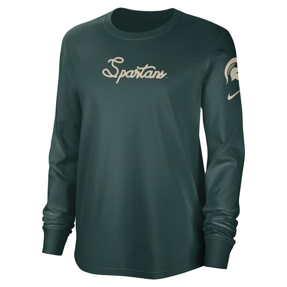 Nike College (Michigan State) Men's Long-Sleeve T-Shirt