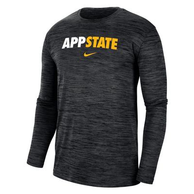 Nike App | Appalachian State Victory Stripe Polo | Alumni Hall