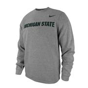  Michigan State Nike Tackle Twill Club Fleece Crew