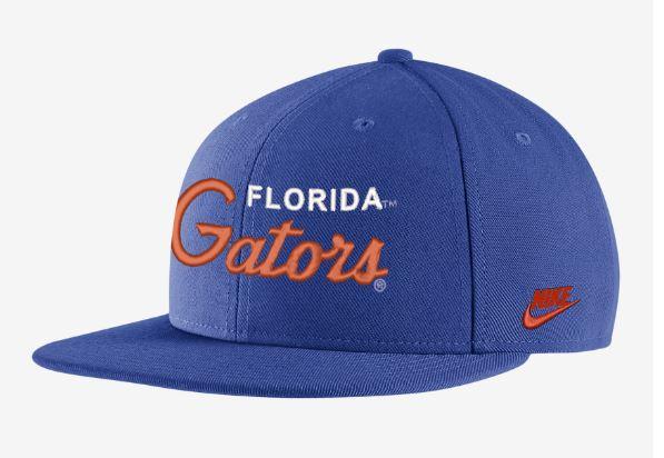 Gators Florida Nike 2023 Retro Flat Bill Adjustable Cap Alumni Hall