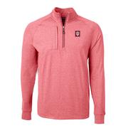  Indiana Cutter & Buck Eco Knit Heather 1/4 Zip Pullover