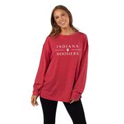  Indiana Minimal Logo Bar Forever Long Sleeve Tee