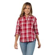  Arkansas Boyfriend Long Sleeve Plaid Woven