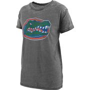  Florida Pressbox Distressed Logo Vintage Wash Bf Tee