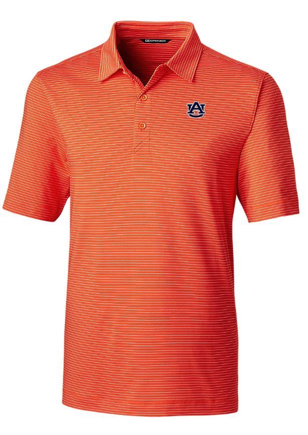 AUB Auburn Cutter & Buck Pencil Stripe Polo Alumni Hall