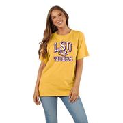  Lsu Xl Logo Arc Effortless Tee