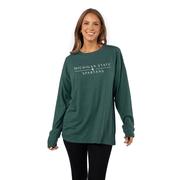  Michigan State Minimal Logo Bar Forever Long Sleeve Tee