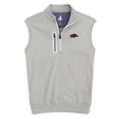 Arkansas Johnnie-O Denny 1/4 Zip Vest STEEL