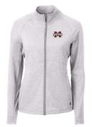  Mississippi State Cutter & Buck Women's Adapt Eco Heathered Jacket