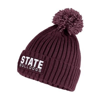 Bulldogs  Mississippi State Adidas Wool Baseball Fitted Interlock