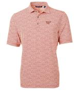  Virginia Tech Cutter & Buck Eco Botanical Print Polo