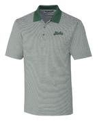  Michigan State Cutter & Buck Vault Forge Tonal Stripe Polo