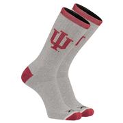  Indiana Primary Logo Crew Sock