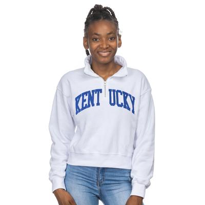 Kentucky Zoozatz Applique Sport Crew 1/4 Zip Pullover