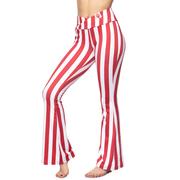  Indiana Zoozatz Stripe Cross Waist Flare Leggings