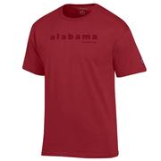  Alabama Champion Women's Tonal Straight Stack Tee