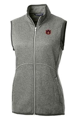 Auburn Cutter & Buck Women's Mainsail Sweater Knit Vest