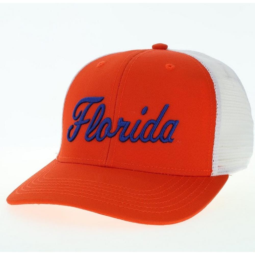 Gators | Florida Legacy MPS Script Trucker Hat | Alumni Hall