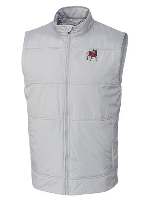 Georgia Cutter & Buck Men's Stealth Quilted Vest