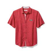  Arkansas Tommy Bahama Sport Coconut Point Palm Vista Camp Shirt