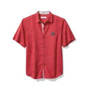  Georgia Tommy Bahama Sport Coconut Point Palm Vista Camp Shirt