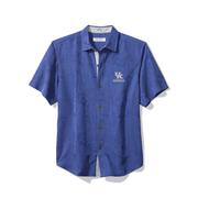  Kentucky Tommy Bahama Sport Coconut Point Palm Vista Camp Shirt