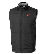  Virginia Tech Cutter & Buck Men's Stealth Quilted Vest